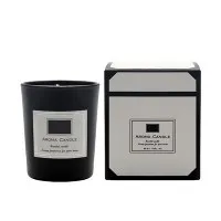 Tegle za svijeće od crnog mat stakla